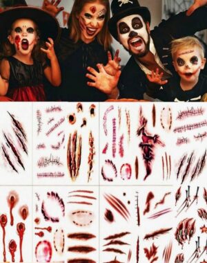 SAABUVAD PEADSELT! Halloweeni teemalised Tätoveeringud 12 lehte