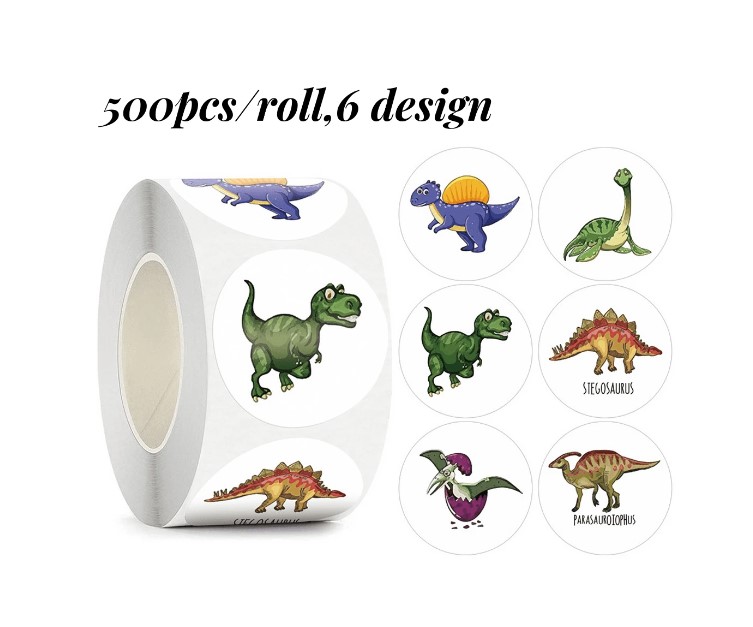 Kleebiserull Dinosaurused 500 tk
