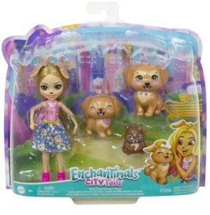 Enchantimals mängukomplekt Gerika Kuldne retriiver perekond
