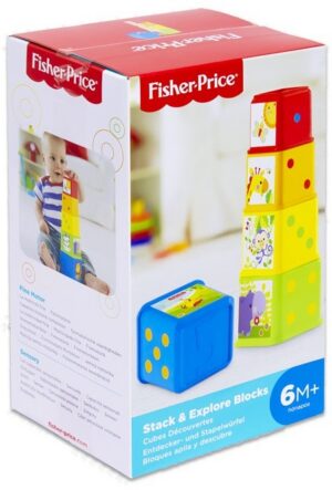 Fisher-Price värvilised ladumis klotsid