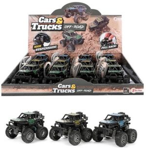 Monster Truck auto tagasitõmbe mootoriga