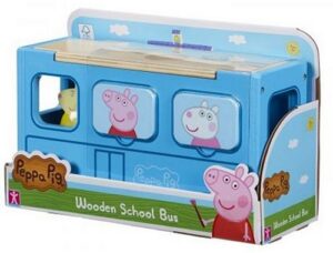 Peppa koolibuss puidust, sorteerimismäng