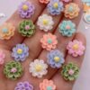 Akrüül lilled mix  ca 13 mm, 30 tk