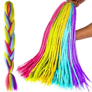Kanekalon /tehispats/  60 cm 50 g 4 värvi