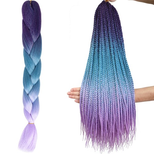 Kanekalon /tehispats/ 60 cm 50 g 3 värvi