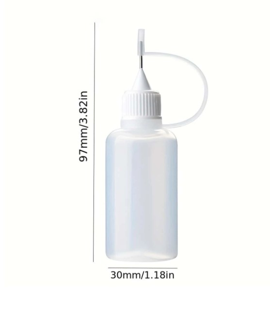 Peenikese otsaga purk 10 ml (tühi) 8x2 cm - Pilt 3
