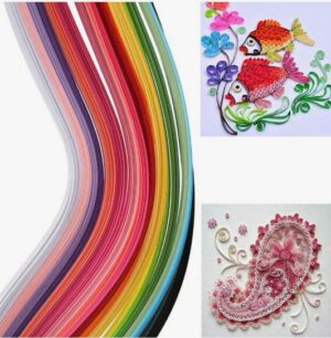 Quilling paber 260 tk 3 mm, 26 värvi