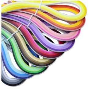Quilling paberiribad 5 mm 39 cm 100 või 900 tk pakis
