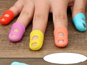 Silikoonist sõrmekaitsed 5 tk (one size)
