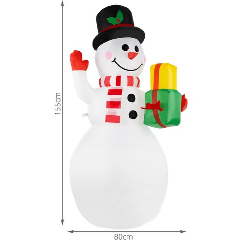 Õhuga puhutav lumememm 155 cm - Pilt 2