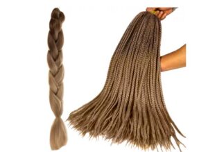 Kanekalon /tehispats/  60 cm 50 g helepruun