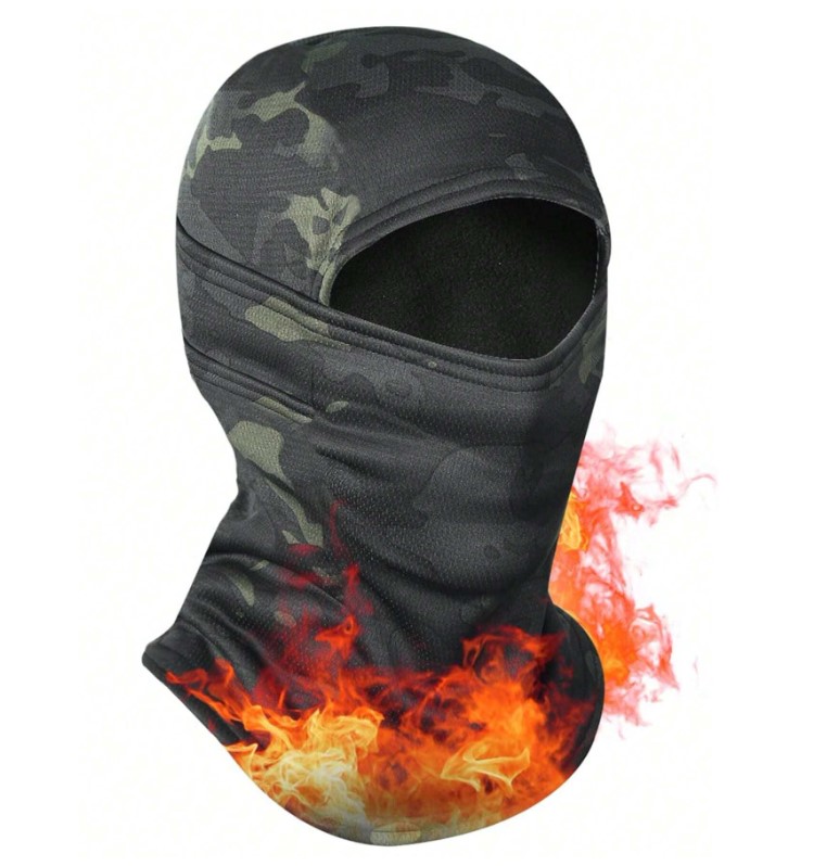SOE mask/kiivrialune mikrofiiber mask must kamuflaaž - Pilt 3