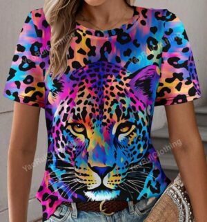 T-särk Kirju Leopard