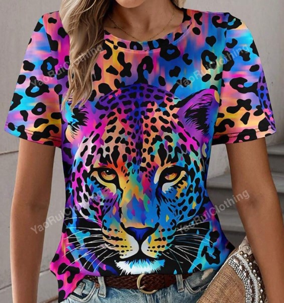 T-särk Kirju Leopard