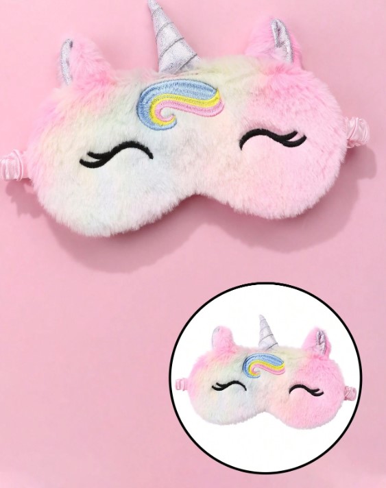 Unemask Ükssarvik sinakas roosa kirju tukk