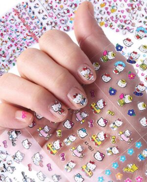 Küünekleebis Hello Kitty 5 lehte
