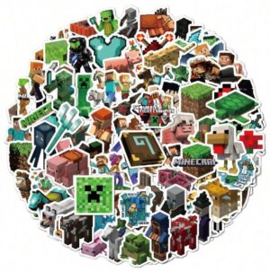 Kleebised ca 5x6 cm  Minecraft