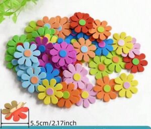 Pehmed kleebised Lilled ca 40 tk