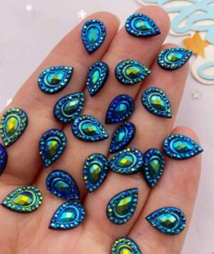 Akrüülist kaunistused tilgad 50 tk  7x12mm