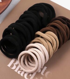 Juuksekummid kirjud 50 tk pakis (tume)