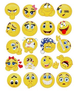 Teemantmaalide/ kleebiste komplekt Smile