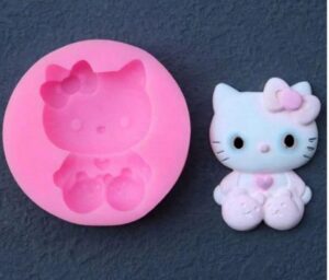 Silikoonist vorm Hello Kitty vorm 6,5 cm