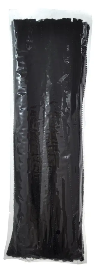 Pehmed traadid mix 100 tk Ø 6 mm must