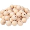 Puidust pärlid 50 tk Ø30mm