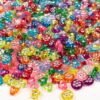 Plastik pärlid mix 7-10 mm 750 tk
