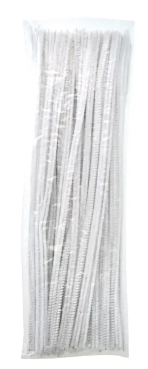 Pehmed traadid mix 100 tk  Ø 6 mm valge