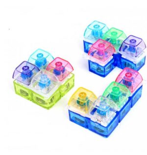 Klikkija erikujuline 1 tk juhuslik mudel 4 LED tuld